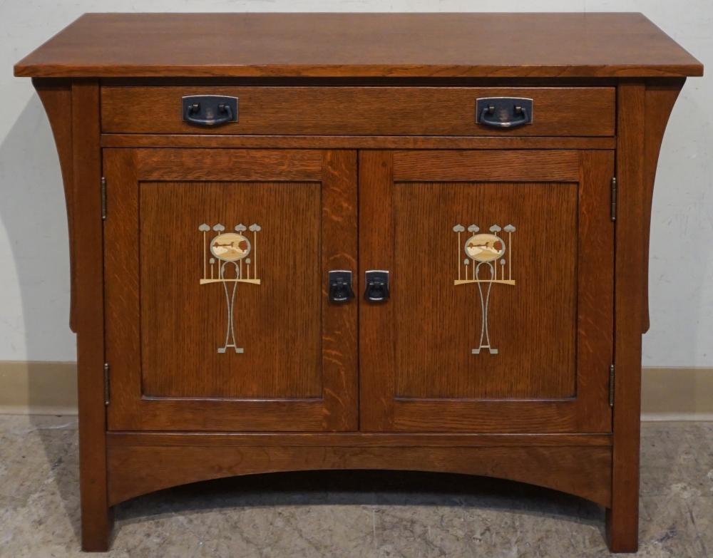 STICKLEY HARVEY ELLIS INLAID OAK