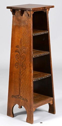 STICKLEY MAGAZINE STAND, TREE OF