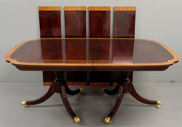Stickley mahogany dining room table