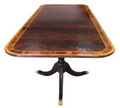 STICKLEY MAHOGANY DOUBLE PEDES