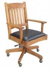 STICKLEY MISSION OAK SWIVEL OF