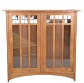 STICKLEY MISSION OAK TWO DOOR
