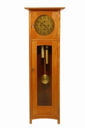 STICKLEY MISSION TALL CLOCK St