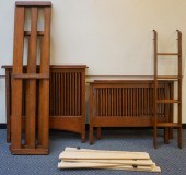 STICKLEY OAK BUNK BEDStickley