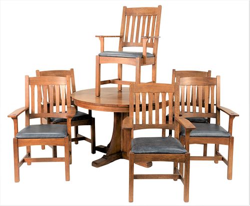 STICKLEY OAK DINING ROOM