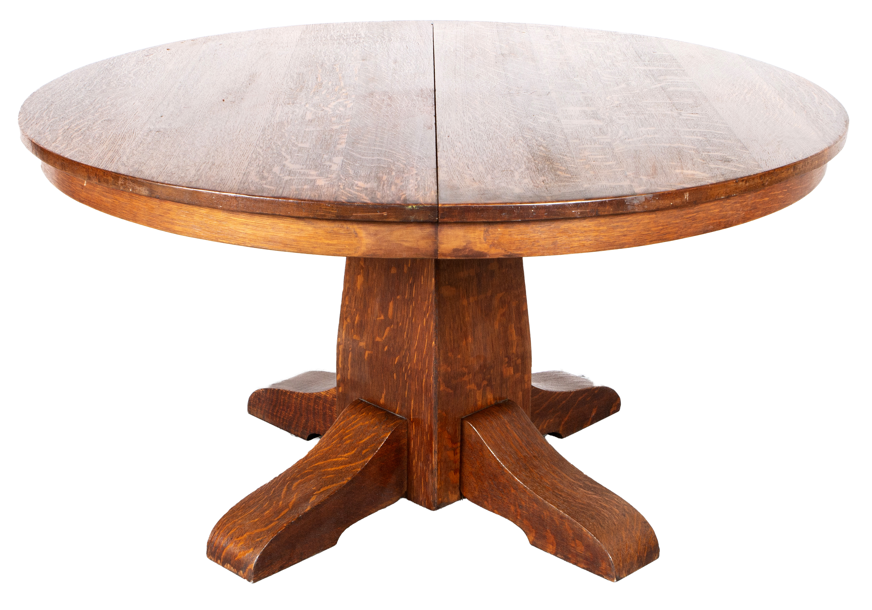 STICKLEY OAK DINING TABLE