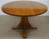 STICKLEY OAK ROUND DINETTE TAB