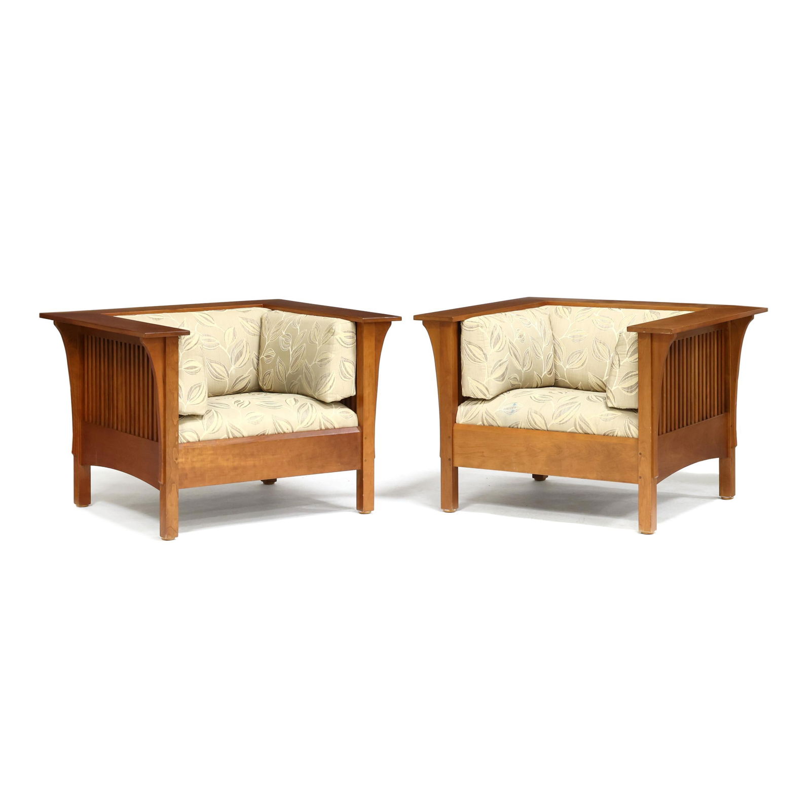 STICKLEY, PAIR OF MISSION STYLE
