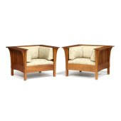STICKLEY, PAIR OF MISSION STYL