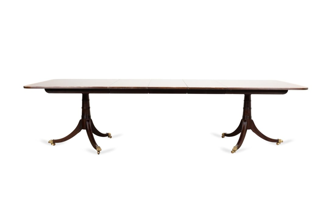 STICKLEY PEDESTAL DINING TABLE
