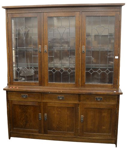 STICKLEY TWO PART BREAKFRONT,