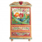 STICKS FURNITURE PAINTED CUPBO