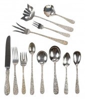 STIEFF ROSE STERLING FLATWARE,