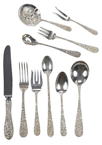 STIEFF ROSE STERLING FLATWARE,