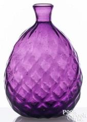 STIEGEL-TYPE AMETHYST GLASS MO