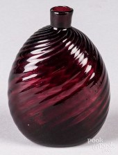 STIEGEL TYPE AMETHYST GLASS PO