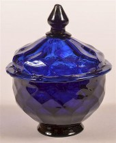 STIEGEL TYPE BLOWN GLASS COVER
