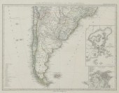STIELERS HANDATLAS MAP TIP OF