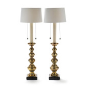 STIFFEL, PAIR OF VINTAGE BRASS