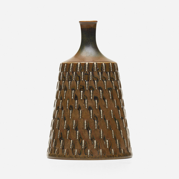 Stig Lindberg. Vase. 1961, glazed