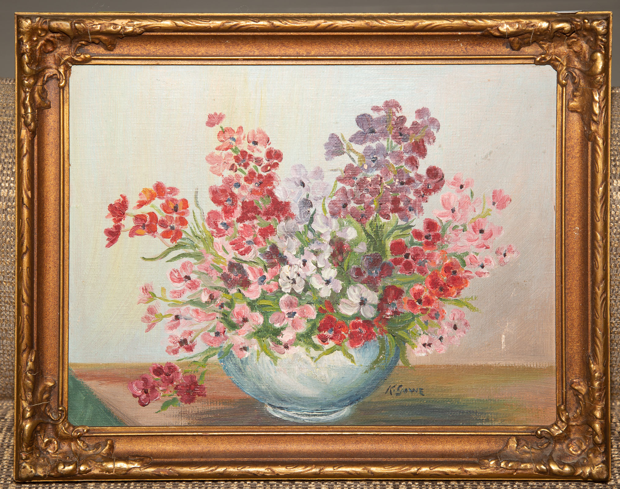 STILL LIFE, OIL Oil on board,