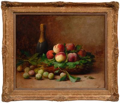Still life painting signed