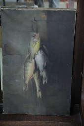 STILL LIFE PAINTING WITH FISH