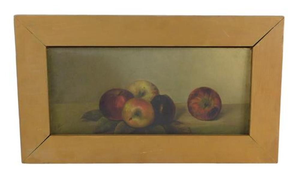 "STILL LIFE WITH APPLES", 1881, OIL