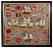 STITCHED AND WOVEN NAUTICAL WO