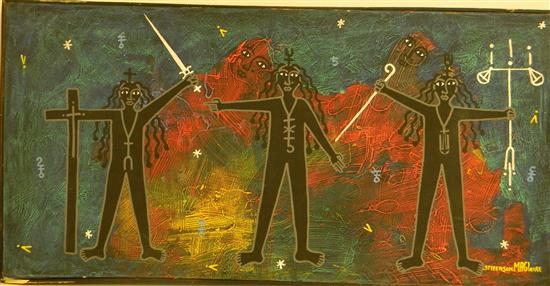 Stivenson Magloire  acrylic on