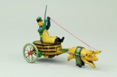 STOCK BUTCHER ON BARREL CART D