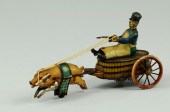 STOCK BUTCHER ON BARREL CART D