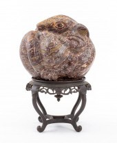 STONE ANIMALIER SCULPTURE ON C