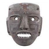 STONE AZTEC BURIAL MASK Copy o