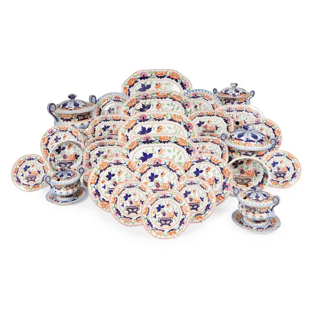 STONE CHINA IMARI PART DINNER