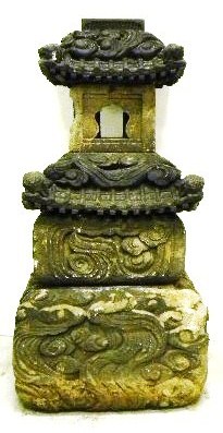 Stone garden ornament  relief