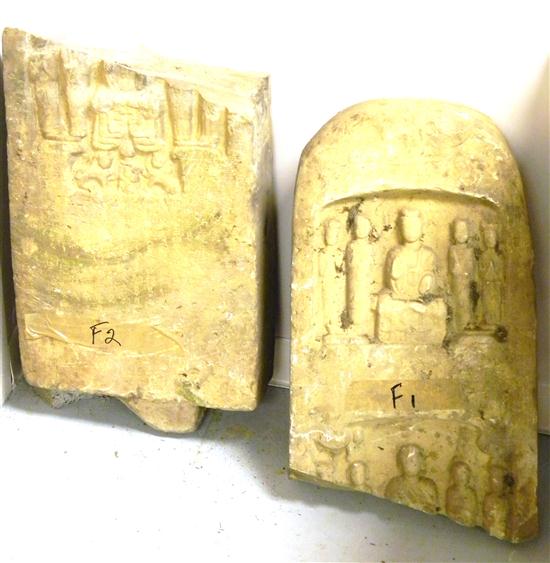Stone garden ornament  tablet