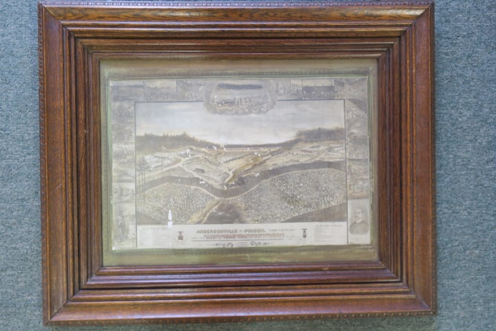 STONE LITHO ANDERSONVILLE PRISON