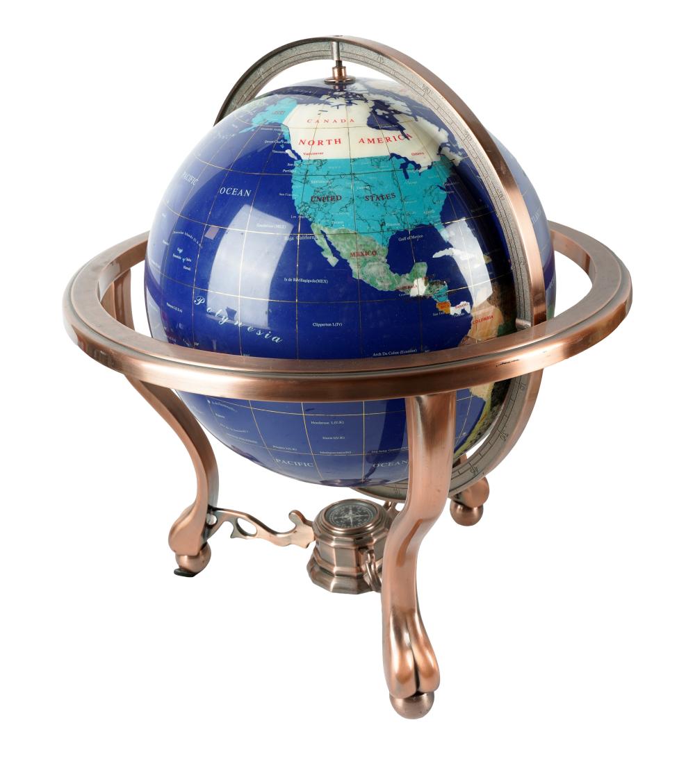 STONE SPECIMEN TABLE GLOBEon