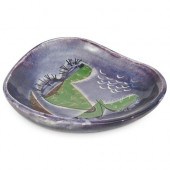 STONELAIN FIGURAL POTTERY DISH