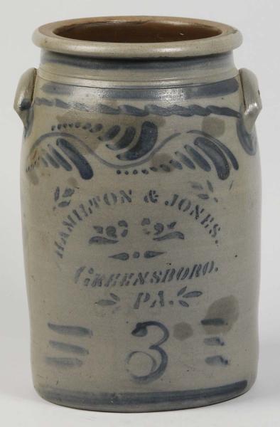 Stoneware 3 Gallon Hamilton & Jones