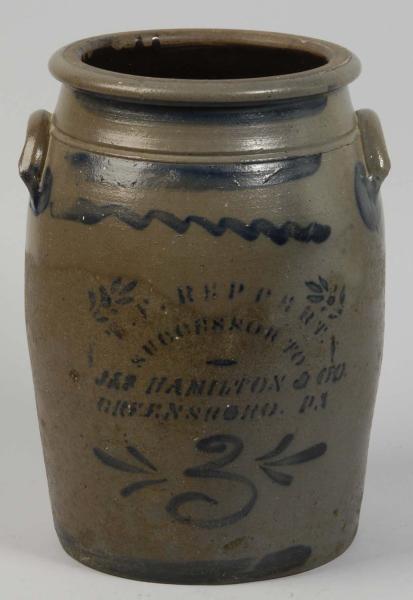 Stoneware 3 Gallon Hamilton & Jones