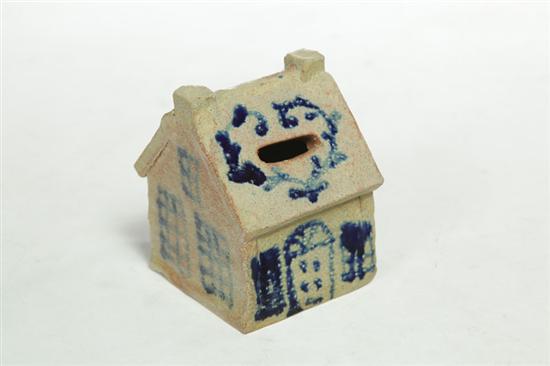 ***STONEWARE BANK.  Attributed to
