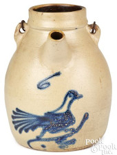 STONEWARE BATTER JUG, 19TH C.<