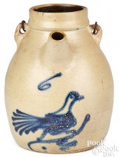 STONEWARE BATTER JUG, 19TH C.S