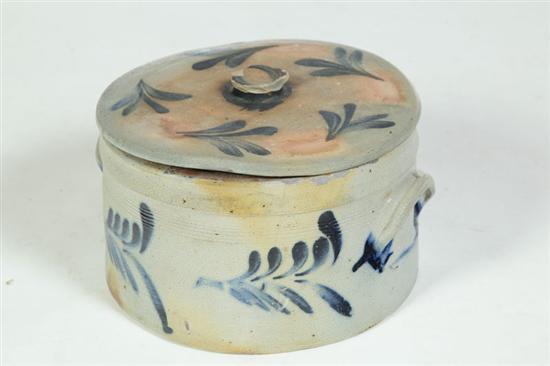 STONEWARE BUTTER CROCK. 