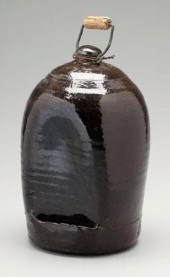 Stoneware chicken waterer, poc