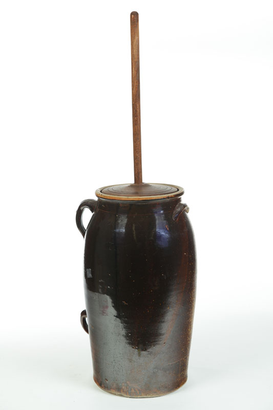 STONEWARE CHURN. American  2nd