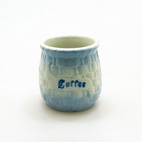 STONEWARE COFFEE JARBlue and