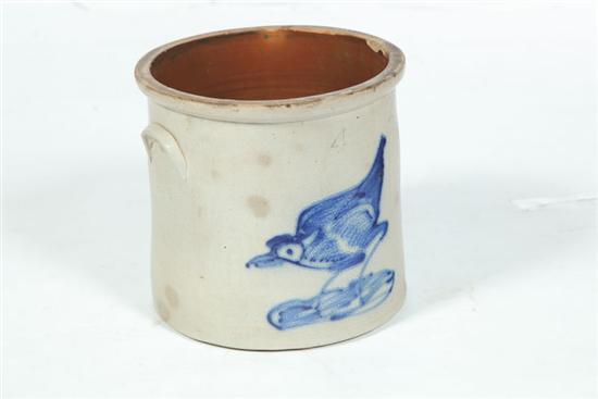 STONEWARE CROCK.  American  2nd